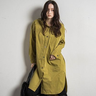 フーディーオーバーシャツワンピース≪洗濯機で洗える≫ | MAYSON GREY