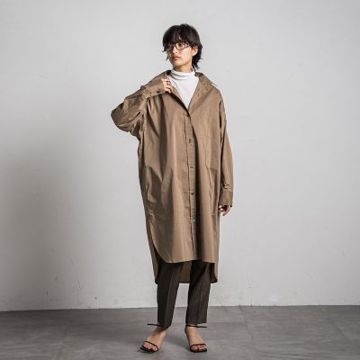 フーディーオーバーシャツワンピース≪洗濯機で洗える≫ | MAYSON GREY