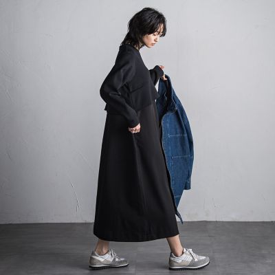 ペプラムドッキングワンピース≪手洗い可能≫