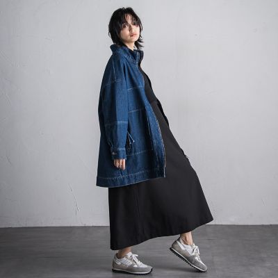 ペプラムドッキングワンピース≪手洗い可能≫