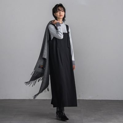 バックルベルトジャンパードレス≪洗濯機で洗える≫