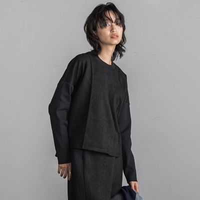 MAYSON GREY（Women）/メイソングレイ スエード×ニットドッキングセットアップ≪手洗い可能≫