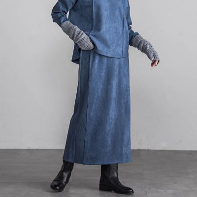 スエード×ニットドッキングセットアップ≪手洗い可能≫ | MAYSON GREY