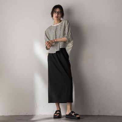 MAYSON GREY（Women）/メイソングレイ 【新色追加】ハーフドルマンスリーブスカートセットアップ≪洗濯機で洗える≫