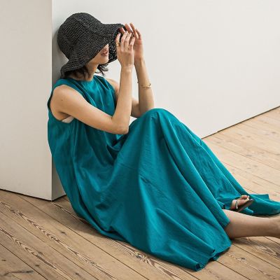 コットンボイル２ＷＡＹエアリーフレアワンピース≪手洗い可能≫