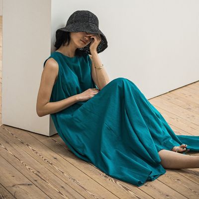 コットンボイル２ＷＡＹエアリーフレアワンピース≪手洗い可能≫