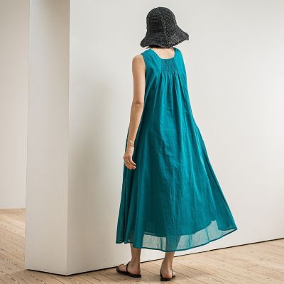 コットンボイル２ＷＡＹエアリーフレアワンピース≪手洗い可能≫