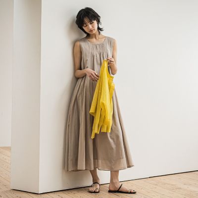 コットンボイル２ＷＡＹエアリーフレアワンピース≪手洗い可能≫