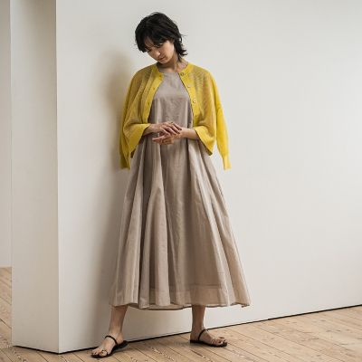 コットンボイル２ＷＡＹエアリーフレアワンピース≪手洗い可能≫