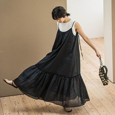 ボリュームギャザーキャミワンピース≪手洗い可能≫ | MAYSON