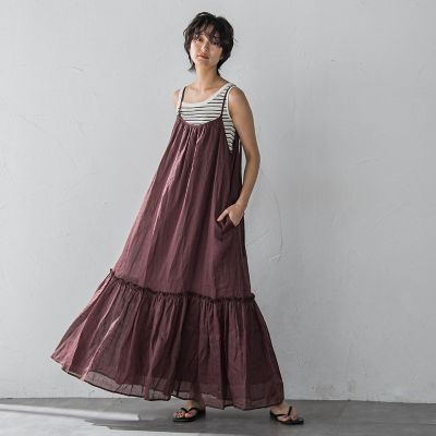 ボリュームギャザーキャミワンピース≪手洗い可能≫ | MAYSON