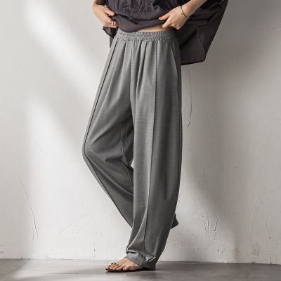 フレアノースリーブ＋カーブパンツセットアップ≪手洗い可能≫