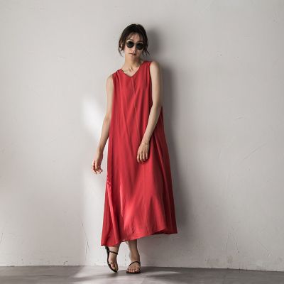 シアーラメステッチノースリーブワンピース≪手洗い可能≫
