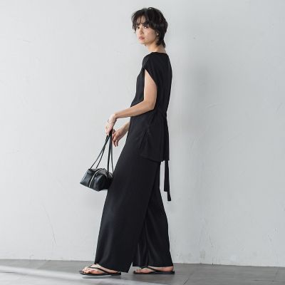 MAYSON GREY（Women）/メイソングレイ 【WEB限定】クリスタルプリーツノースリーブセットアップ≪手洗い可能≫