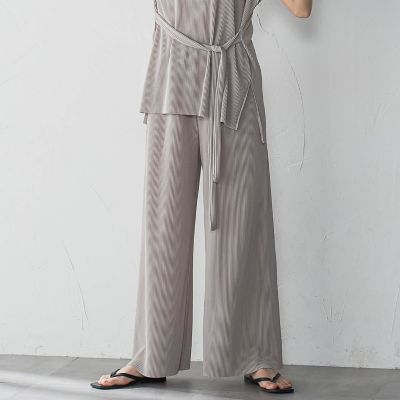 【ＷＥＢ限定】クリスタルプリーツノースリーブセットアップ≪手洗い可能≫