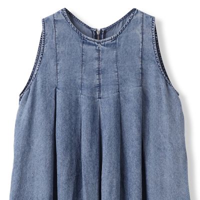 揺れるデニムタックフレアワンピース≪洗濯機で洗える≫ | MAYSON GREY