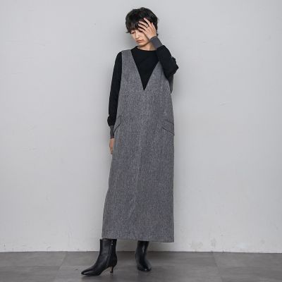 ライトツイードジャンパードレス≪手洗い可能≫ | MAYSON GREY (Women