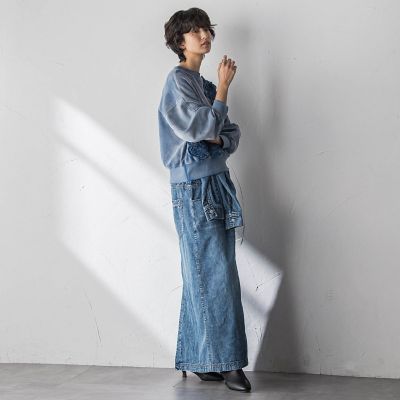 デニムバンドカラーシャツワンピース | MAYSON GREY (Women)/メイソン