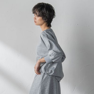 ボートネックドロストヘムスカートセットアップ | MAYSON GREY (Women