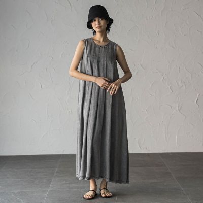 新色追加】ゆれるデニムノースリーブワンピース | MAYSON GREY (Women