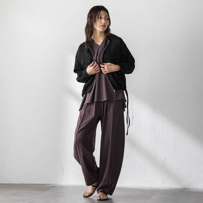 叶えるセットアップノースリフレアプルオーバー＋パンツ | MAYSON GREY