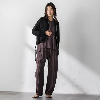 叶えるセットアップノースリフレアプルオーバー＋パンツ | MAYSON GREY