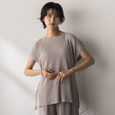 WEB限定】クリスタルプリーツパンツセットアップ | MAYSON GREY