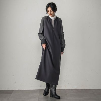 ダンボールMA－1ハーフジップワンピース | MAYSON GREY (Women