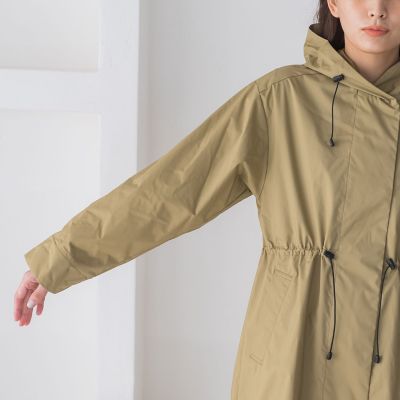 【ＭＩＺＵＮＯ】コンパクトアクアブロックレインコート≪手洗い可能≫