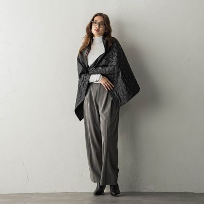 【ＭＩＺＵＮＯ】ブレスサーモブランケットケープ≪発熱素材／洗濯機で洗える≫