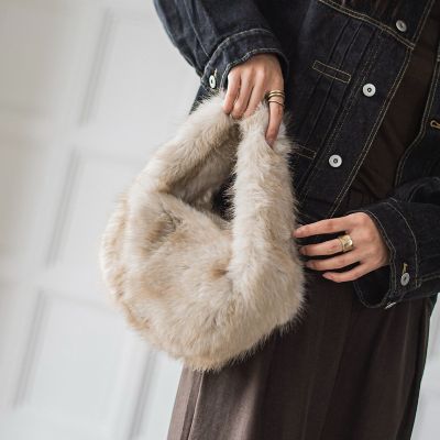 ワンハンドルフェイクファートートバッグ | MAYSON GREY（Women