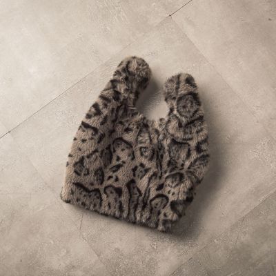 【唯一無二】DOLCE＆GABBANA リアルファージャケット レオパード染め ミンク風フェイクファーショッパートートバッグ | MAYSON GREY