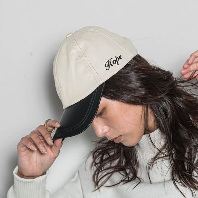 MAYSON GREY（Women）/メイソングレイ HOPE レザーベースボールキャップ 02オフホワイト 帽子【三越伊勢丹/公式】