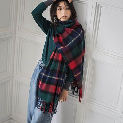 ＜MAYSON GREY（Women）＞【ＴＷＥＥＤＭＩＬＬ】大判ストール