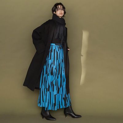 メルトンジャージノーカラーロングコート | MAYSON GREY（Women