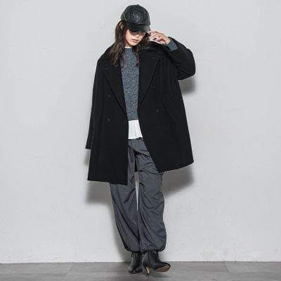 ラムウールダブルカラーコート | MAYSON GREY（Women）/メイソングレイ