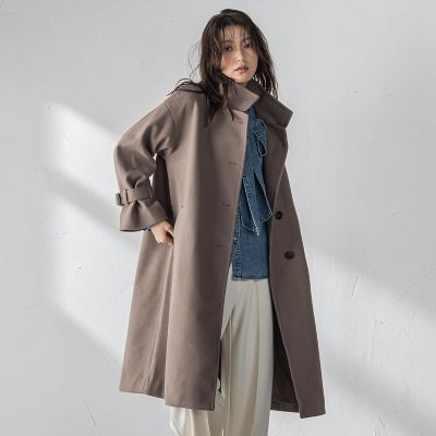 フェイクウールスタンドカラーコート | MAYSON GREY（Women）/メイソン