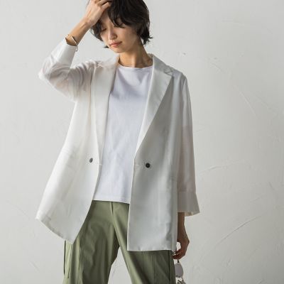 シアーテーラージャケット≪洗濯機で洗える≫