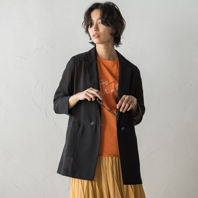 シアーテーラージャケット≪洗濯機で洗える≫