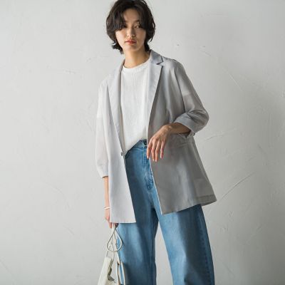 シアーテーラージャケット≪洗濯機で洗える≫