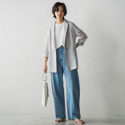 シアーテーラージャケット≪洗濯機で洗える≫
