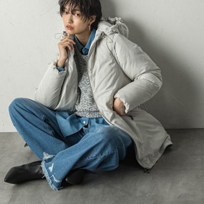 デパート 送料無料 ステッチレス2WAYミドルダウン≪袖取り外し可能≫ | MAYSON ジャケット・アウター
