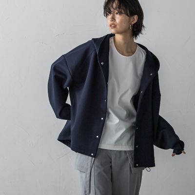 WEB限定】スナップボタンダンボールパーカー≪手洗い可能