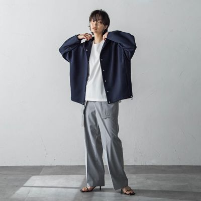 WEB限定】スナップボタンダンボールパーカー≪手洗い可能