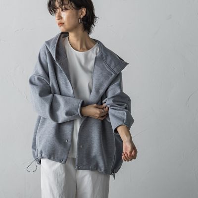 WEB限定】スナップボタンダンボールパーカー≪手洗い可能