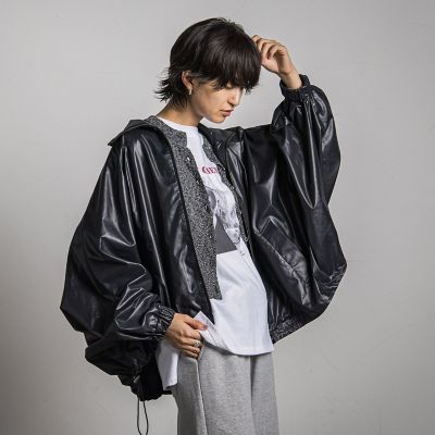 【カタログ掲載】ドルマンショートブルゾン≪洗濯機で洗える≫