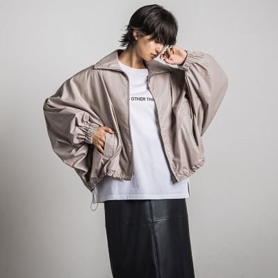 【カタログ掲載】ドルマンショートブルゾン≪洗濯機で洗える≫