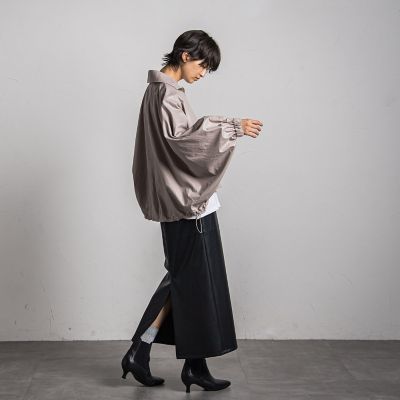 【カタログ掲載】ドルマンショートブルゾン≪洗濯機で洗える≫