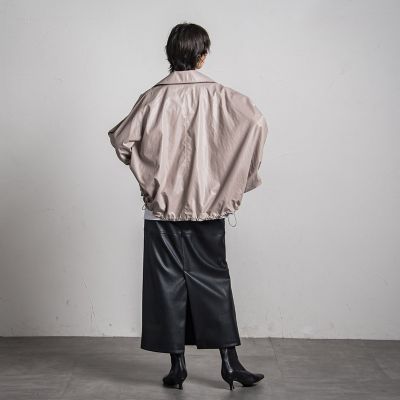 【カタログ掲載】ドルマンショートブルゾン≪洗濯機で洗える≫