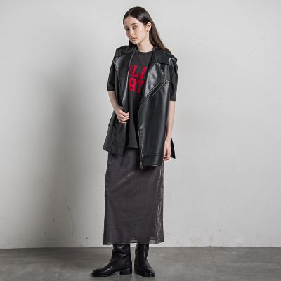GS1696：めいめい レザーライクライダースベスト | MAYSON GREY（Women）/メイソン